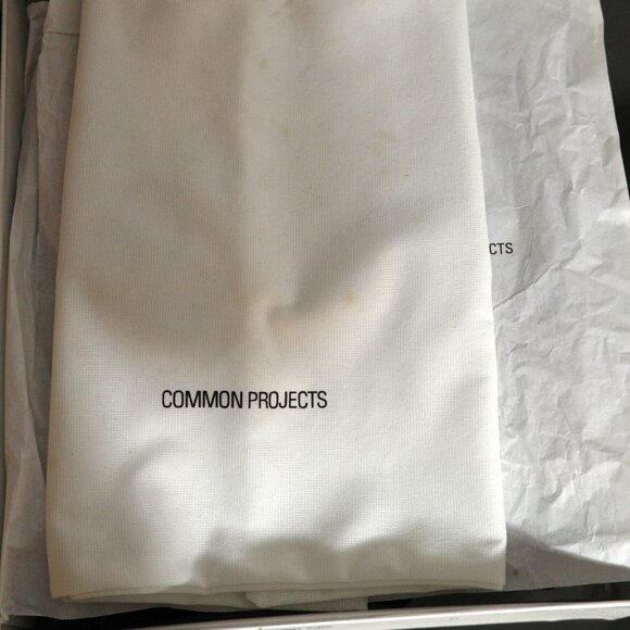 Common Projects Combat Boot Black Leather Side Zip 1979 Size 44 US 11 Mens Italy - Picture 13 of 13